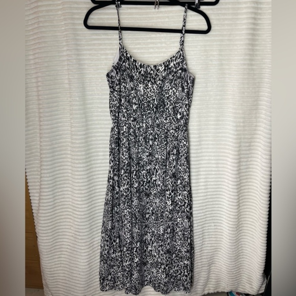 DKNY PATTERN MAXI DRESS